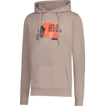 Pánské oblečení SHIMANO GRAPHIC HOODIE mikina, pánská, šedá, L