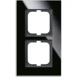 1754-0-4323 Rámeček dvojnásobný vodorovný i svislý, černé sklo (Solo Carat)