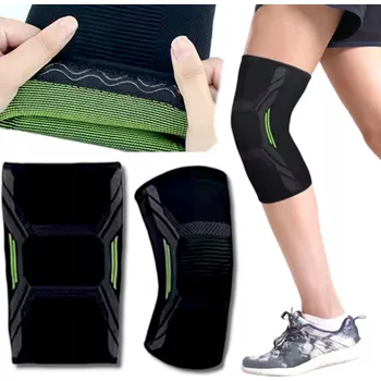 ELASTICKÁ BANDÁŽ ORTÉZA STAHUJÍCÍ STABILIZÁTOR KOLENNÍHO KLOUBU KOLENA XL