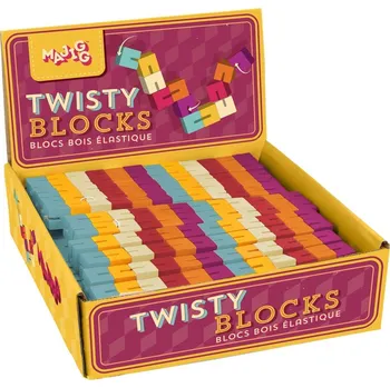 Desková hra Dřevěné kostky Twisty Blocks