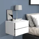VCM Noční stolek Usal L 45, bílý 487401