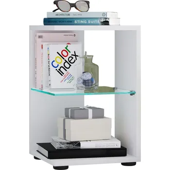 Konferenční stolek VCM Odkládací stolek Elani, bílý 487619