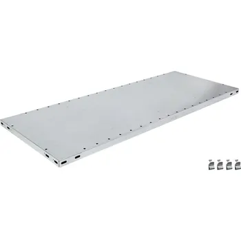 Dílenský regál Přídavná police SCHULTE, vč. 4 držáků police, zatížení 250 kg, 1000 x 400 mm