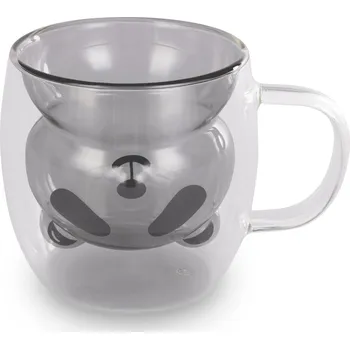Stolování Lamart LT9126 – VASO Set 2 Bear (černé, 2 × 230 ml)