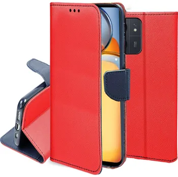 Pouzdro na mobilní telefon Flipové pouzdro gsmStyle pro Xiaomi REDMI 13C Kapsa, Stojánek červené