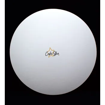 Cake Star Tác pevný dřevovláknitý bílý 16cm, balení 50ks