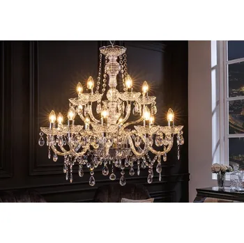 Lustr 15-ramenný - Diamonds, čirý