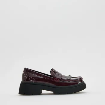 Dětská móda Reserved - Lakované loafers - hnědá - 365GG-83X - 365GG-83X-31