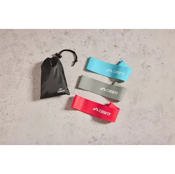 Fitness sada odporových gum na cvičení, v praktickém pouzdro - 3 ks