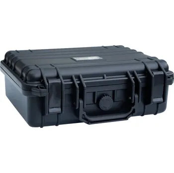 Úložný box Ochranný kufřík z plastu (PP), černý, s pěnou, objem 6 litrů
