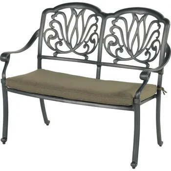 Zahradní lavice Hartman Amalfi lavice z litého hliníku Barva: bronze