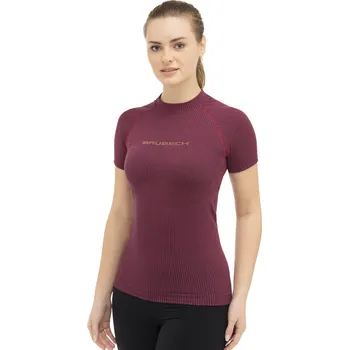 Dámské tričko BRUBECK DÁMSKÉ TRIČKO S KRÁTKÝM RUKÁVEM 3D PRO Barva: Fuchsie, Velikost: M
