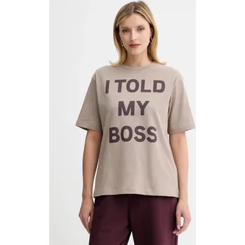 Bavlněné tričko MAX&Co. 2528976032200 béžová 80B, vel. S