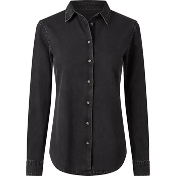 Dámská košile esmara® Dámská džínová košile (černá, 40)