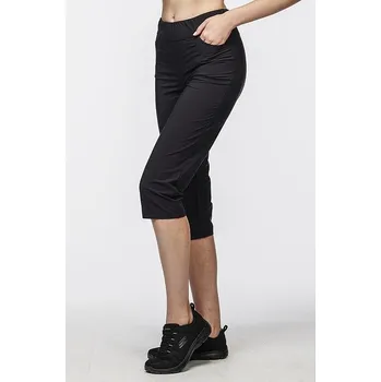 Dámské kalhoty Funkční černé dámské 3/4 kalhoty s kapsami 253 sil velikost 4XL