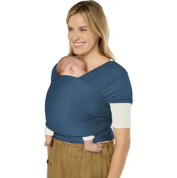 ERGOBABY nosící šátek Aura Sustainably Sourced Knit Baby Wrap Twilight Navy