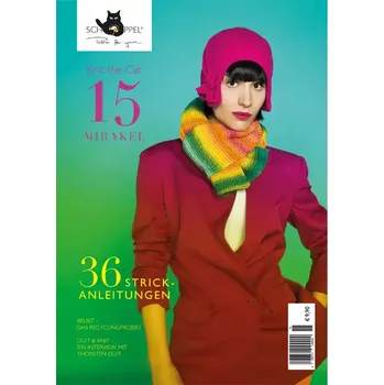 Časopis Knit the Cat 15 - Schoppel Wolle Mirakel (Časopis s návody Schoppel Wolle Knit the Cat 15 Mirakel)