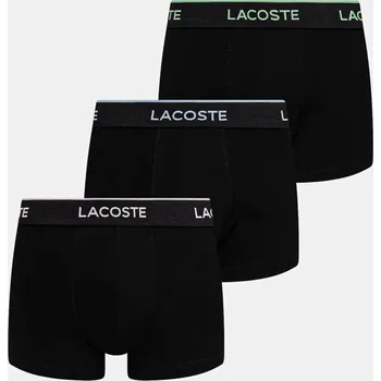 Boxerky Boxerky Lacoste 3-pack černá barva, 5H4967 99X, vel. XXL