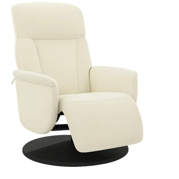 Křeslo Křeslo relaxační, polohovací, otočné, látka krémová, OPTIMA