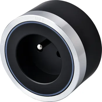 Elektrická zásuvka VIKING Zásuvkový modul A30 Barva: Stříbrno-černá AC výstup 230V | Adaptér | Kolejová zásuvka