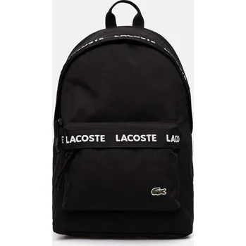 Sportovní batoh Batoh Lacoste černá barva, velký, s aplikací, NU4685NZ 99X, vel. ONE SIZE