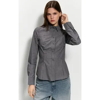 Dámské oblečení Košile s dlouhým rukávem - S - House - tmavošedý - 933GJ-90P