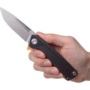 kapesní nůž Acta non verba Z200 Stonewash, zavírací nůž s klipem, G10 černá Z200PLUS-001