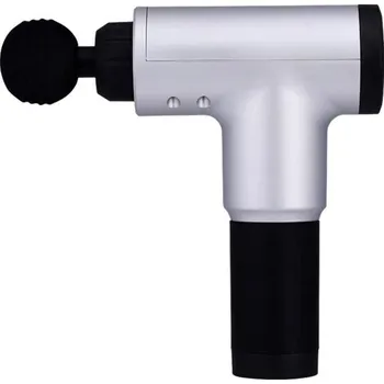 Masážní přístroj Masážní relaxační pistole KH-320 Vyber barvu :: Stříbrná