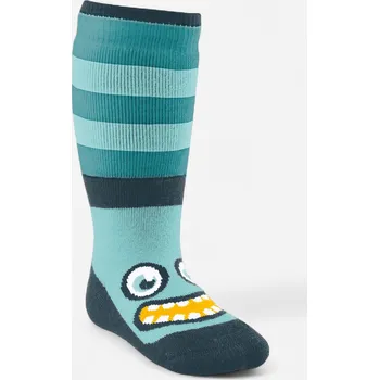 Pánské ponožky WEDZE Lyžařské podkolenky pro nejmenší 500 19/22 MODRÁ|ORANŽOVÁ|ŽLUTÁ