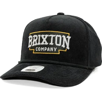Kšiltovka Kšiltovka Brixton - Pierson C Np Mp Snpk - Black Corduroy