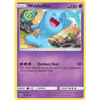 Sběratelská karetní hra Wobbuffet 049/147 - Burning Shadows Typ karty: Non-Holo