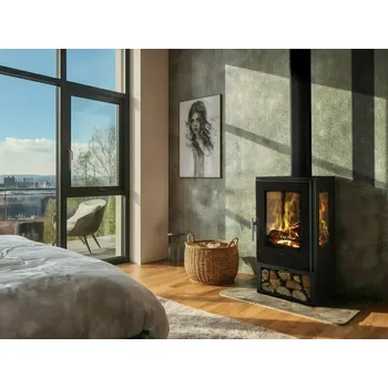Krbová kamna Kamna krbová Panadero Inca 3V černá