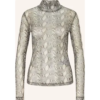 Dámské tričko Riani Dámské Tričko S Dlouhým Rukávem Ze Síťoviny, šedá /...