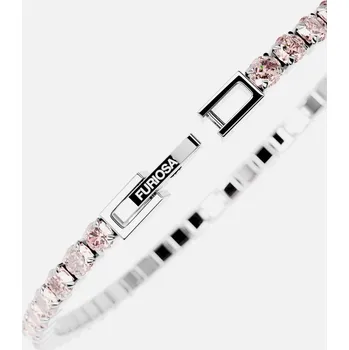 Náramek ROSALINE TENNIS BRACELET, stříbrná - 17 cm