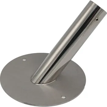 Vlajka Fasádní držák na vlajku - nerezový (kruh) - Jednoramenný