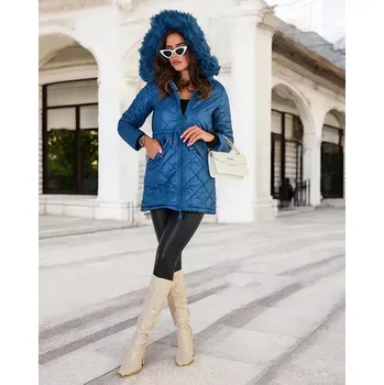 Dámská casual bunda Resti Women's quilted jacket in blue Resti černá | modrá | krémová 3401716