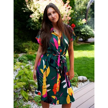 Dámská móda Dámské šaty ALTISPORT ENNIS ZELENÁ L