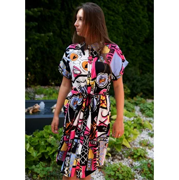 Dámské šaty Dámské šaty KIXMI URIANA RŮŽOVÁ S