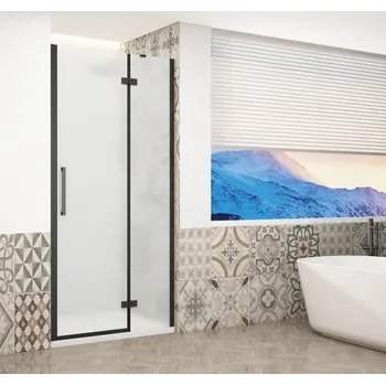 TRINITY BLACK sprchové dveře do niky 800mm, matné sklo, pravé GT1280MR-B