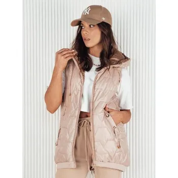 Dámská prošívaná vesta COLINE zlatá