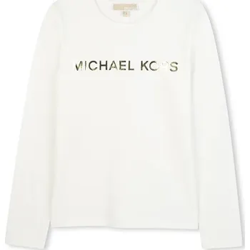 Chlapecké tričko Dětské tričko s dlouhým rukávem Michael Kors bílá barva, R30488 R30488.156 00X, vel. 156