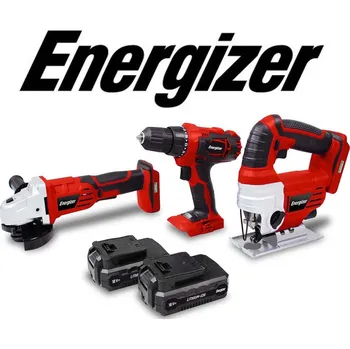 Sada nářadí 2energy Sada AKU nářadí 18V 2x Li-ion 1.5Ah | Energizer