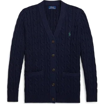 Dámský svetr Dětský bavlněný kardigan Polo Ralph Lauren 313950765005 námořnická modř 59X, vel. 155-159