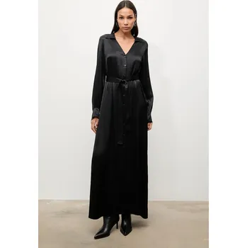 Dámské šaty Šaty Answear.LAB černá barva, maxi 3612.TOS 99X, vel. XS