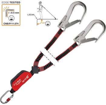 Horolezectví Dvojitý tlumič pádu CAMP RETEXO REWIND DOUBLE + 0981E + 2x0984 95-135 cm