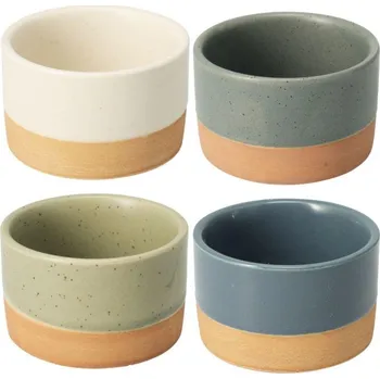 Excellent Houseware Sada misek na pochutiny 4 ks 6,5 x 4 cm