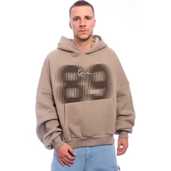 Pánská mikina Mikina Karl Kani - Signature 89 Boxy Os Hoodie Brown velikost M