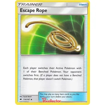 Sběratelská karetní hra Escape Rope 114/147 - Burning Shadows Typ karty: Reverse Holo