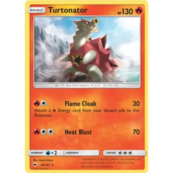 Karetní hra Turtonator 026/147 - Burning Shadows Typ karty: Non-Holo