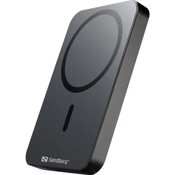 Sandberg Magnet Wireless Powerbank 5000 ALU